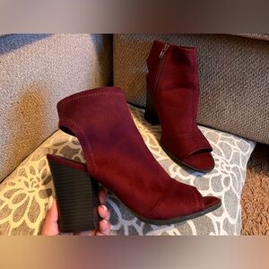 Bash Ankle Booties -Burgundy